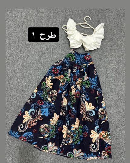 دامن کمرگنی طرحدار کد 1370